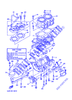 CILINDER / CARTERDELEN voor Yamaha RA700BV 1997