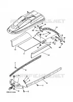 GUNWALE & MAT voor Yamaha SJ650 1992
