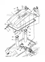 HULL & DECK 1 voor Yamaha SJ650 1992