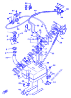 BENZINE TANK voor Yamaha WR650 1989