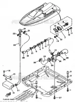 HULL & DECK 3 voor Yamaha WRA650S 1990