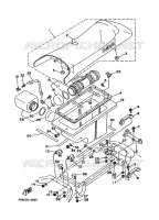 ZADEL / VERGRENDELING voor Yamaha WRB650R 1993