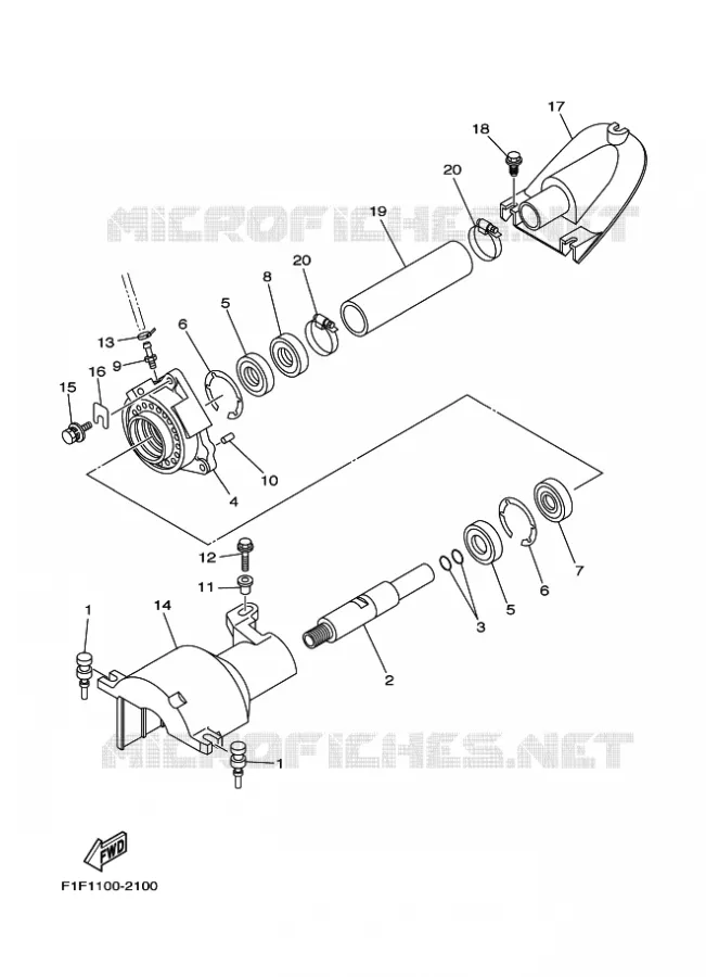 JET UNIT 2 Yamaha WAVERUNNER 700 2003 JET  JET FOR F1F