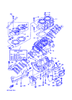 CILINDER / CARTERDELEN voor Yamaha GP760 1998