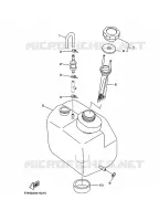 OLIE RESERVOIR voor Yamaha WB800 1999