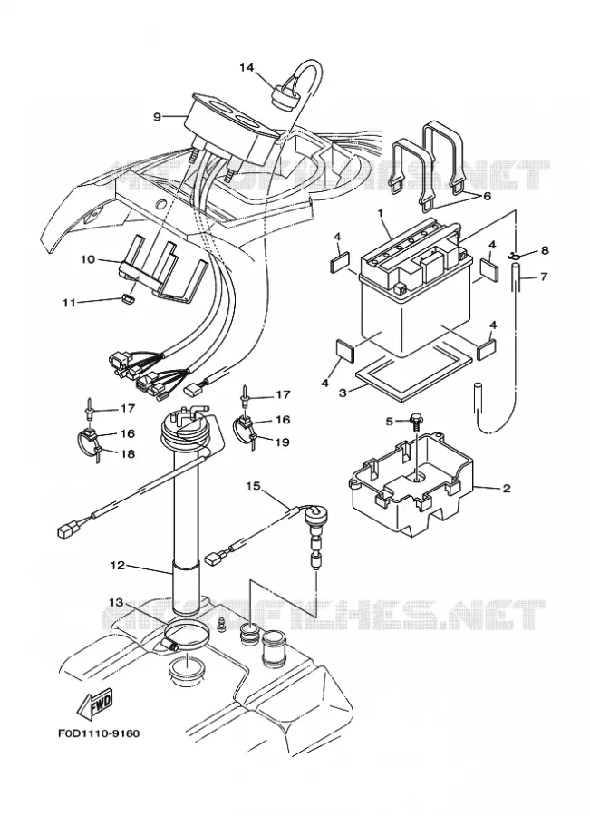 ELECTRISCH 2 Yamaha WAVERUNNER 800 2000 JET  JET FOR XA800