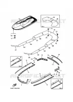 GUNWALE & MAT voor Yamaha MJ800GP 1998