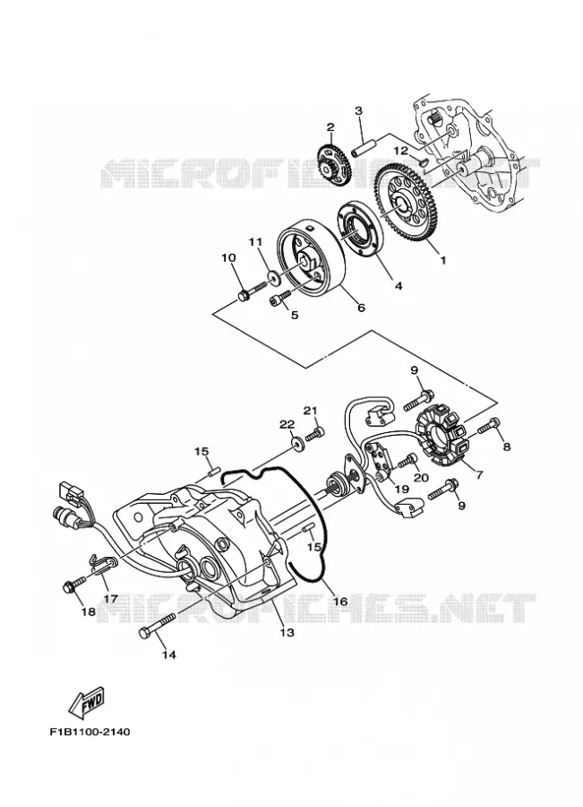 DYNAMO Yamaha WAVERUNNER 1000 2004 FZ  ENG FOR FZ1000A