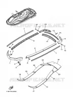 GUNWALE & MAT voor Yamaha JF1000A 2004