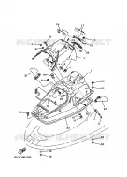 ENGINE HATCH 1 voor Yamaha XL1200X 1999