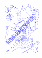 BENZINE TANK voor Yamaha FB1800-L 2012