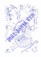 BENZINE TANK voor Yamaha FB1800-M 2013