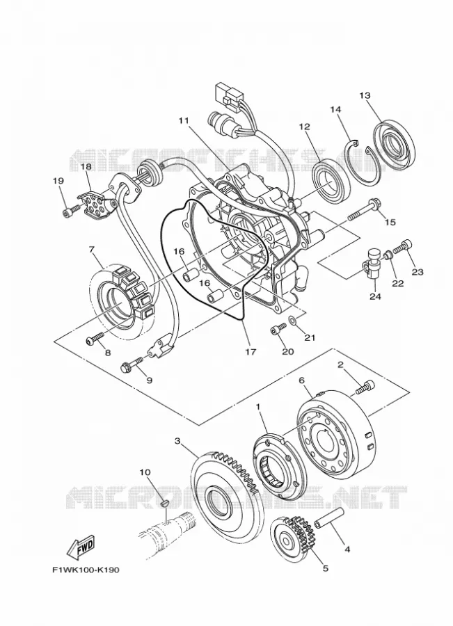 DYNAMO Yamaha WAVERUNNER 1800 2012 JET  FB1800A-L