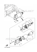 STARTMOTOR voor Yamaha FY1800A-H 2009
