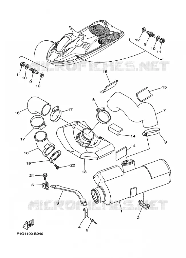 UITLAAT 3 Yamaha WAVERUNNER 1300 2003 JET  JET FOR GP1300