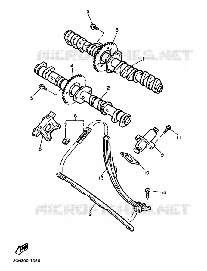 NOKKENAS / KETTING Yamaha MOTO 1000 1988 FZR  FZR1000