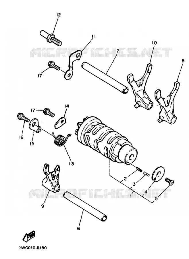 SCHAKEL PEDAAL Yamaha MOTO 600 1989 FZR  FZR600