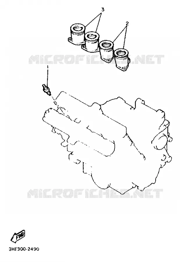 ZIJKUIPDEEL 2 - FOR SWEDEN Yamaha MOTO 600 1993 FZR  FZR600