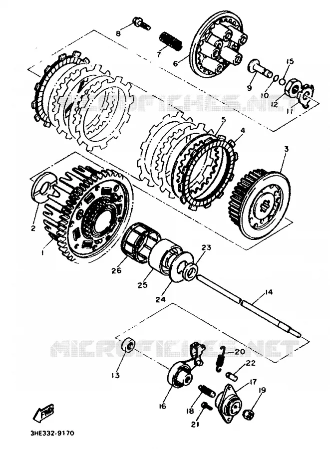 STARTMOTOR KOPPELINGS Yamaha MOTO 600 1991 FZR  FZR600M (37KW)