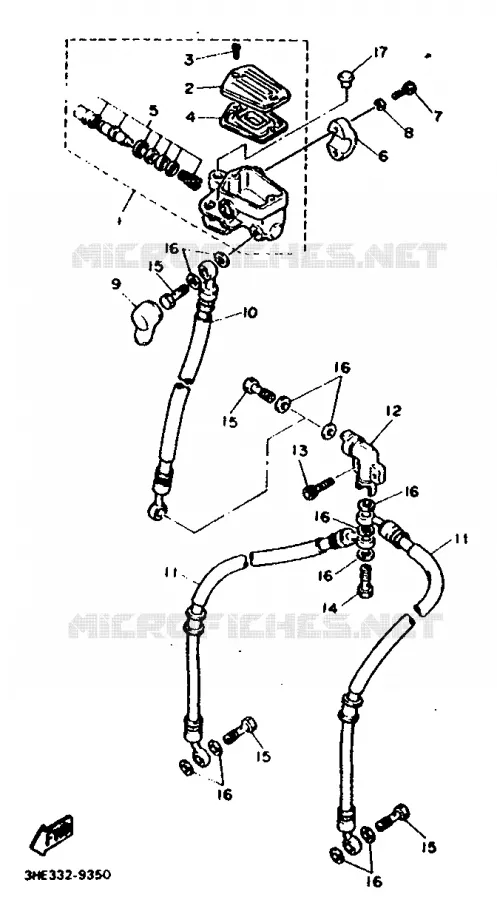 POMP VOOR Yamaha MOTO 600 1993 FZR  FZR600N (20KW)