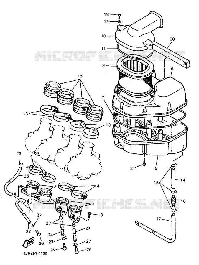 INLAAT Yamaha MOTO 600 1994 FZR  FZR600R (72.1KW