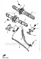 NOKKENAS / KETTING voor Yamaha FZR750R 1989