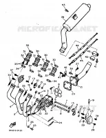 UITLAAT voor Yamaha FZR750R 1989