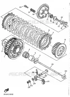 STARTMOTOR KOPPELINGS voor Yamaha FZR750R 1989
