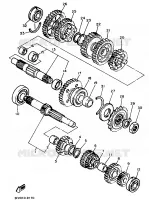TRANSMISSIE voor Yamaha FZR750R 1989
