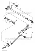 SCHAKEL STANG / PEDAAL voor Yamaha FZR750R 1989