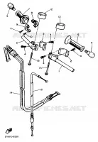 STUUR / KABEL voor Yamaha FZR750R 1989