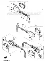 KNIPPERLICHT voor Yamaha FZR750R 1989