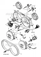 ALTERNATIEF KOPLAMP voor Yamaha FZR750R 1989