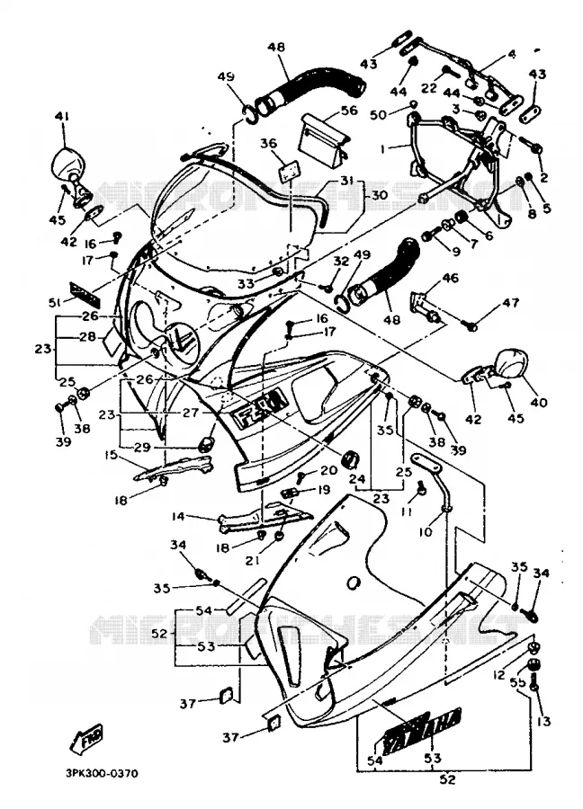 KAP 1 Yamaha MOTO 750 1990 FZR  FZR750R