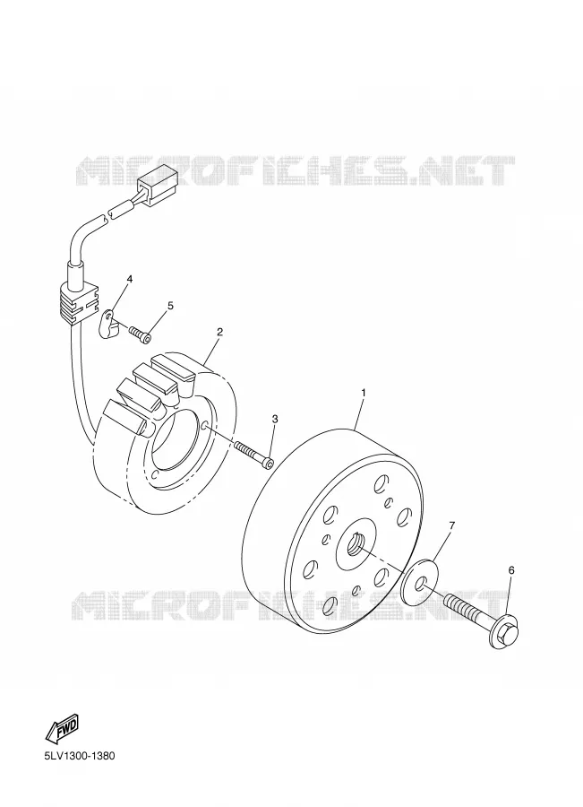 DYNAMO Yamaha MOTO 1000 2001 FAZER  FZS1000