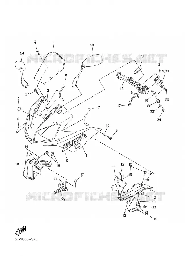 KAP 1 Yamaha MOTO 1000 2002 FAZER  FZS1000