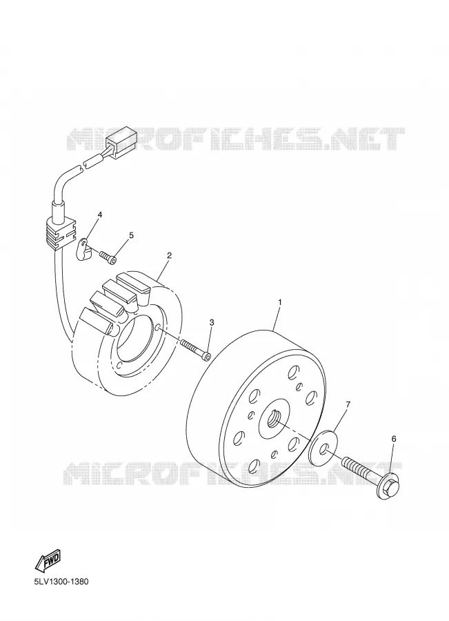 DYNAMO Yamaha MOTO 1000 2002 FAZER  FZS1000