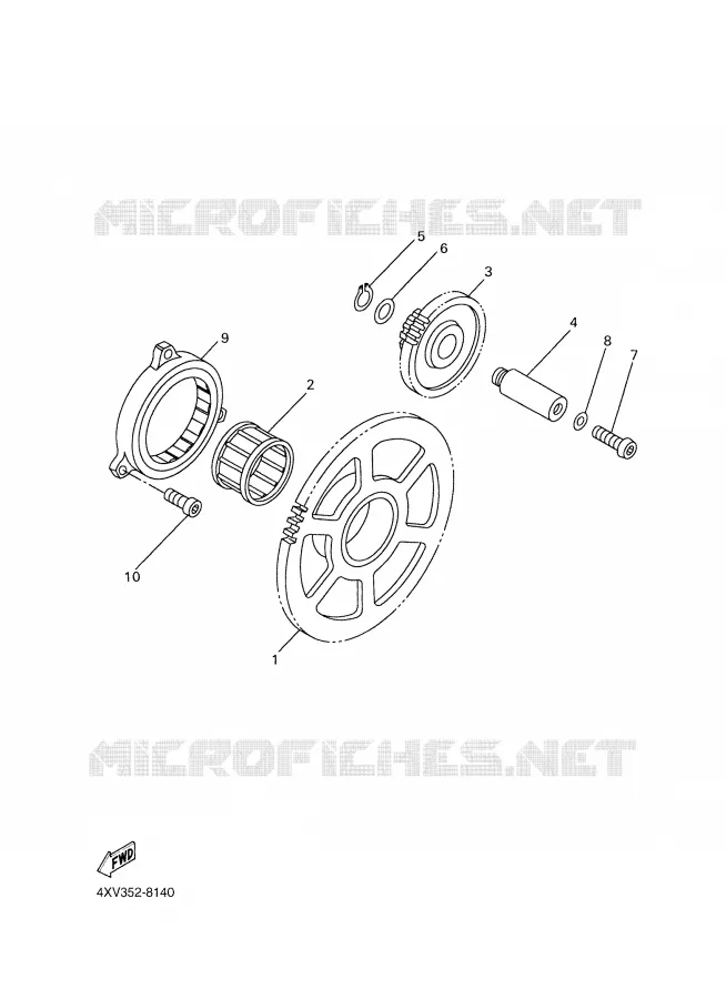STARTMOTOR Yamaha MOTO 1000 2002 FAZER  FZS1000