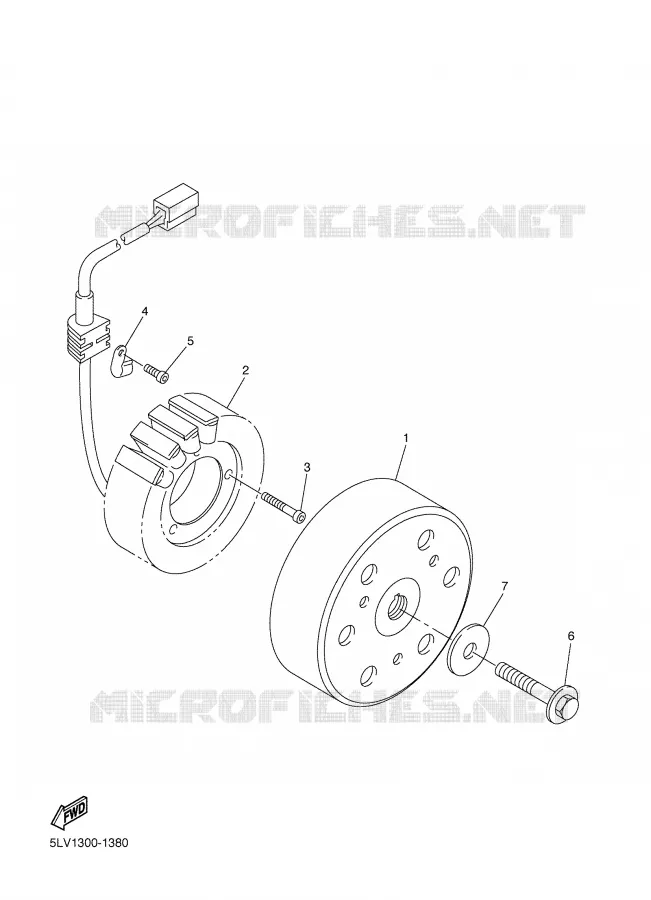 DYNAMO Yamaha MOTO 1000 2002 FAZER  FZS1000