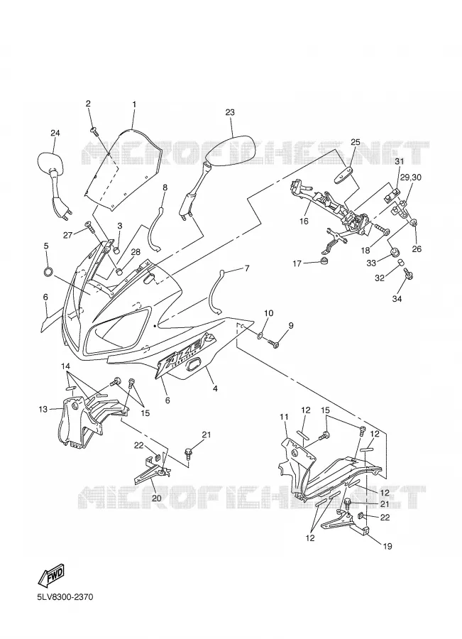 KAP 1 Yamaha MOTO 1000 2002 FAZER  FZS1000