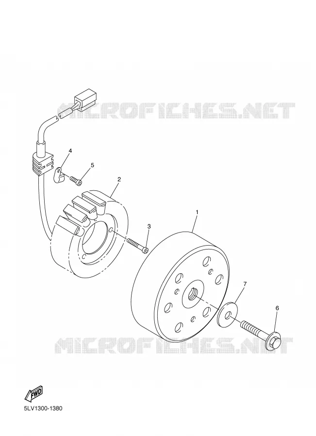 DYNAMO Yamaha MOTO 1000 2004 FAZER  FZS1000 FAZER