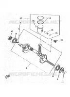 KRUKAS / ZUIGER voor Yamaha CW50RSP 1998