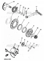 KICKSTART PEDALEN voor Yamaha CW50RSP 1998