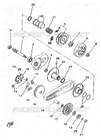 STARTMOTOR KOPPELINGS voor Yamaha CW50RSP 1998