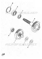 TRANSMISSIE voor Yamaha CW50RSP 1998