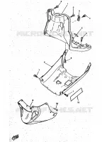 BEENSCHERM voor Yamaha CW50RSP 1998