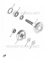 TRANSMISSIE voor Yamaha BOOSTER TRACK 1998