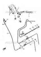 STUUR / KABEL voor Yamaha BOOSTER TRACK 1998