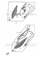 KNIPPERLICHT voor Yamaha BOOSTER TRACK 1998
