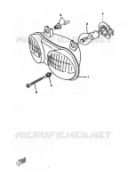 KOPLAMP voor Yamaha BOOSTER TRACK 1998